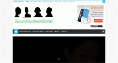 Desktop Screenshot of famouspeoplearehuman.com